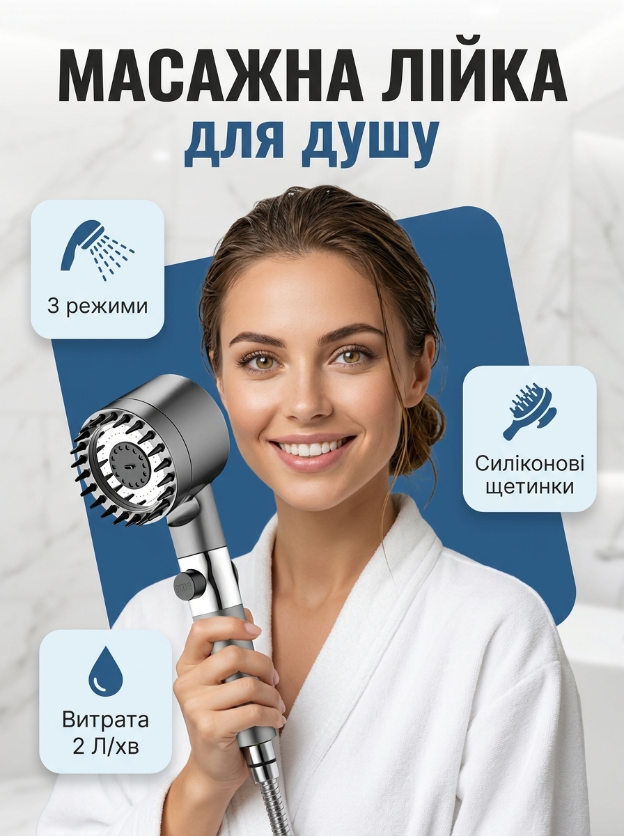 Масажна Лійка для душу