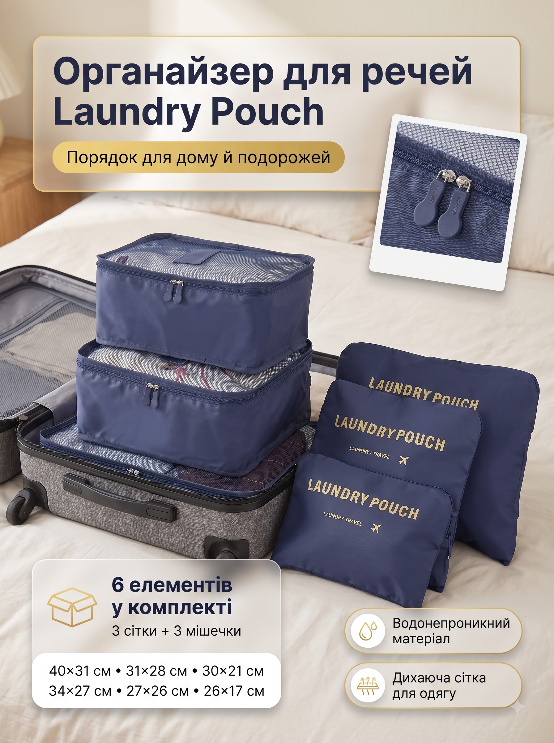 Органайзер для речей Laundry Pouch