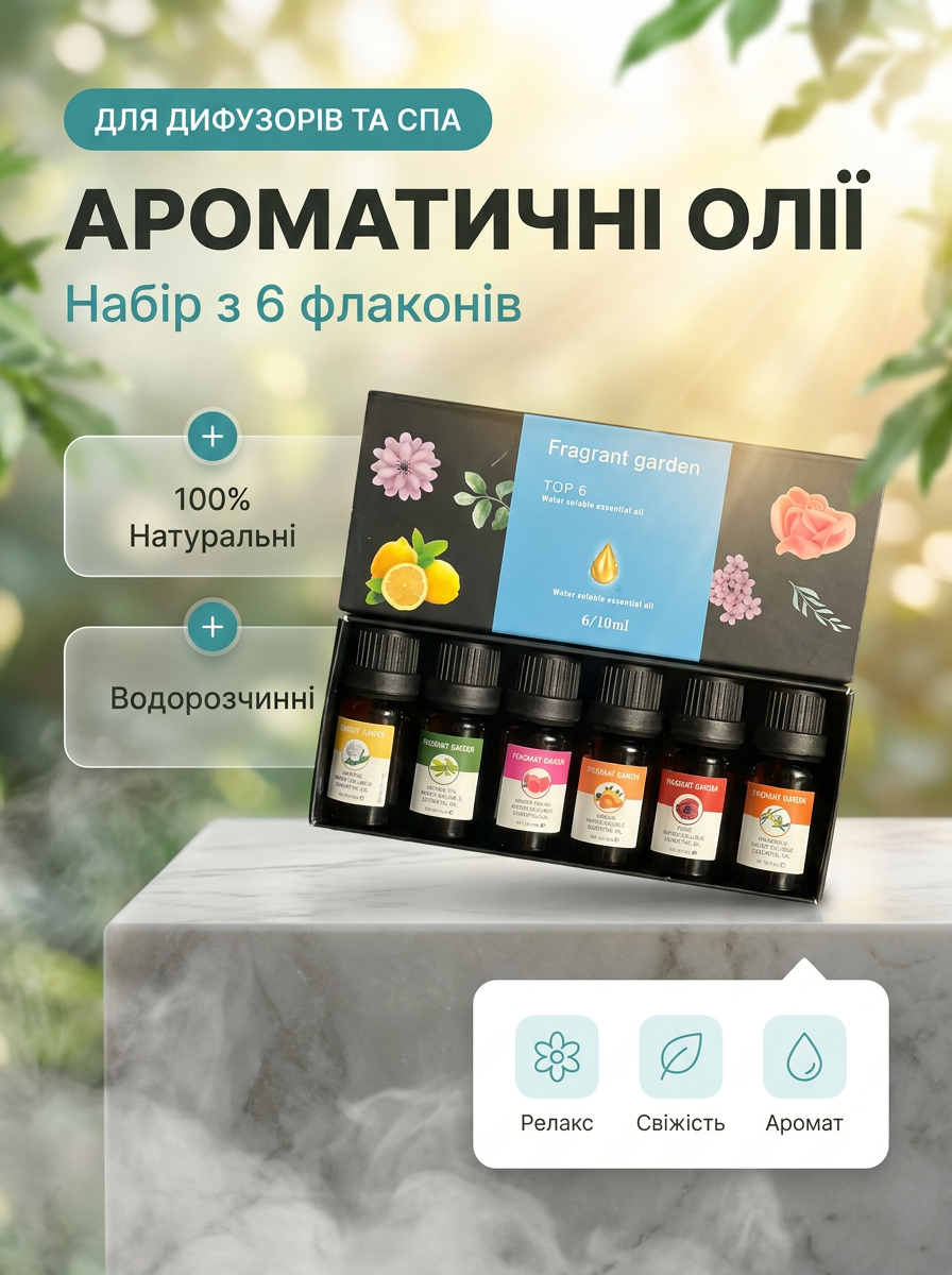 Набір аромолій Fragrant Garden 6шт.