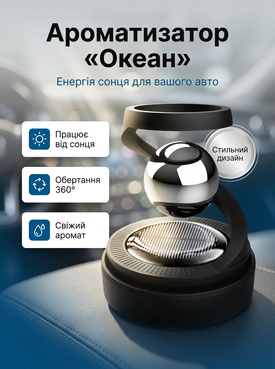 Ароматизатор «Океан» на сонячній батареї