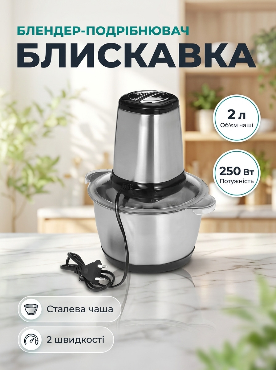 Блендер-подрібнювач "Блискавка"